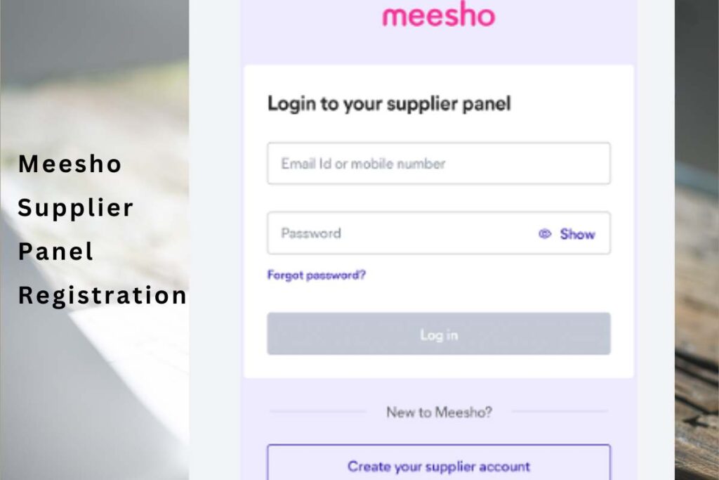 Meesho supplier panel registeration